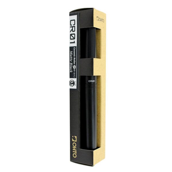OHTO Rollerball Pen CR01 Matte Black for Smooth Writing Experience