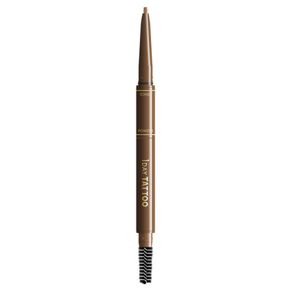 K-Palette Three Way Eyebrow Pencil Natural Brown Waterproof 0.1g