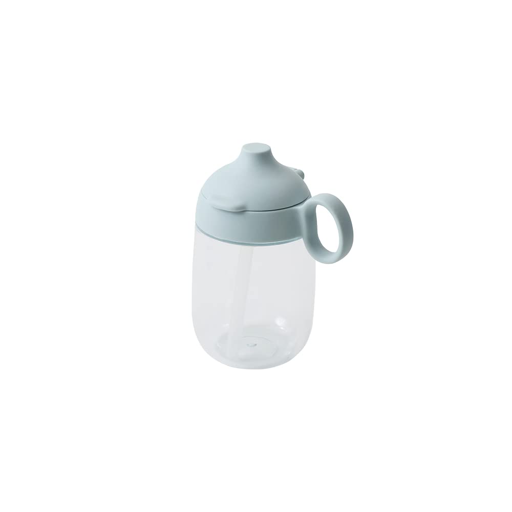 KINTO BONBO Straw Mug 260ml Blue Gray for Kids and Babies