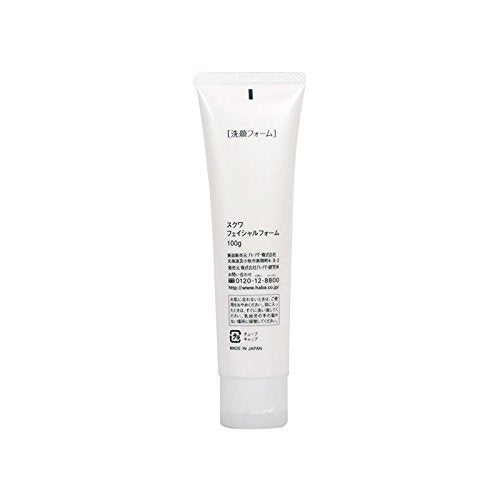 HABA Squafacial Foam 100g Gentle Cleansing Foam for Japanese Skincare