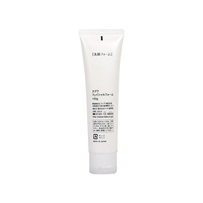 HABA Squafacial Foam 100g Gentle Cleansing Foam for Japanese Skincare