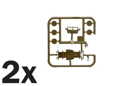 PLATZ 1/72 WWII American Willys Jeep Model Kit Set