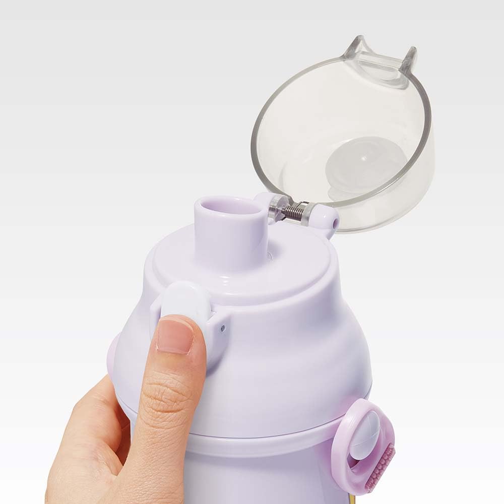 Skater Kids Water Bottle 480ml Easy Sip Plastic Made in Japan