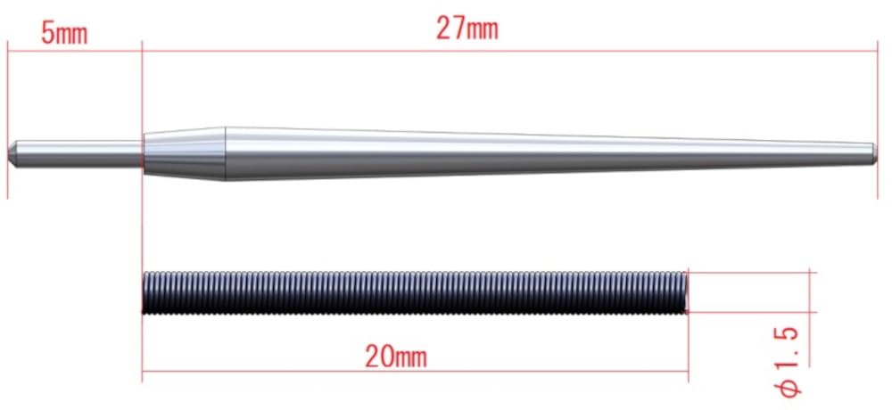Adlers Nest Flexible Antenna A for Model Kits 2 Pack