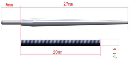Adlers Nest Flexible Antenna A for Model Kits 2 Pack