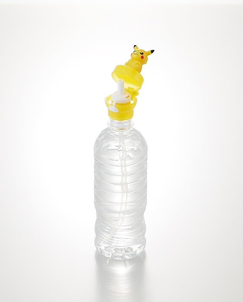 Skater Push Straw Hopper Cap with Pikachu Mascot 350ml 500ml