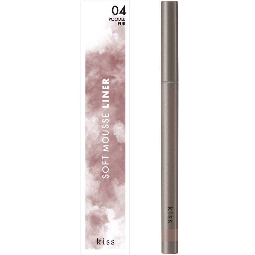 KiSS Soft Mousse Liner 04 Poodle Fur 0.35g Sheer Grey with Pearl