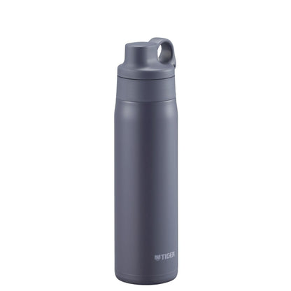 TIGER Stainless Steel Water Bottle 750ml with Straw for Easy Cleaning