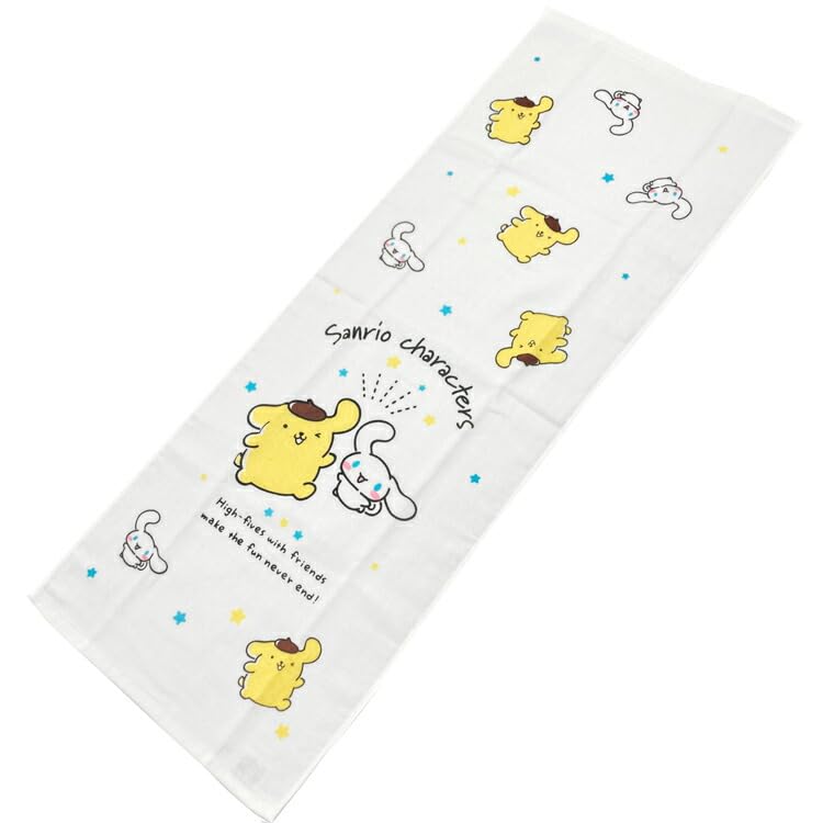 Hayashi Serviette visage gaze-éponge Cinnamoroll et Pompompurin Sanrio