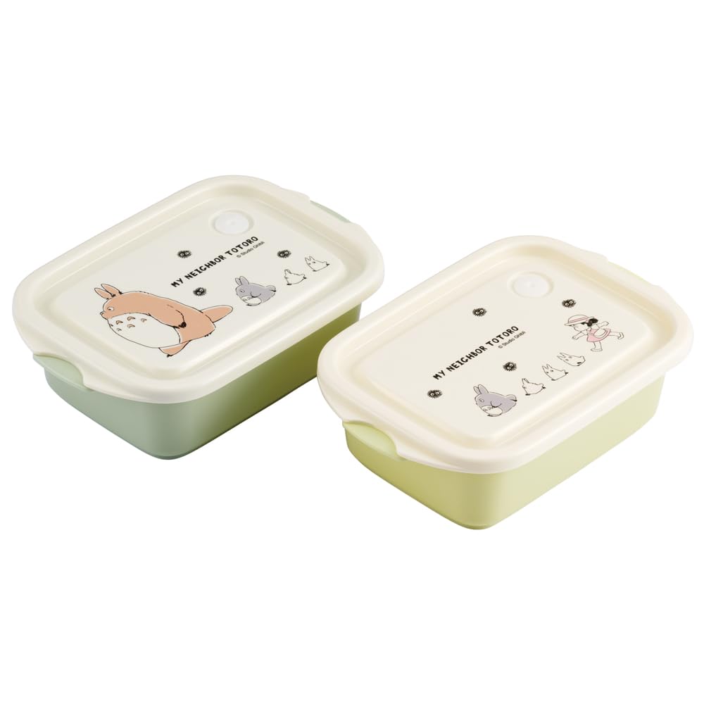 Skater Totoro Storage Container Set 500ml Antibacterial Food Storage