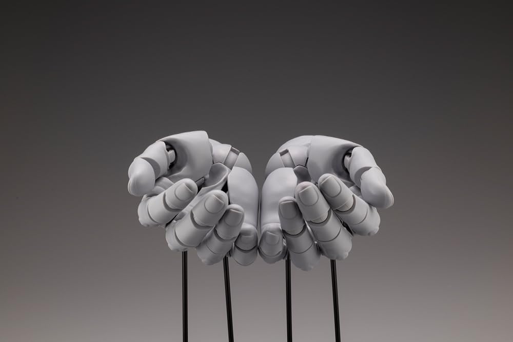 KOTOBUKIYA Hand Model L - Gray 1/1 Scale Action Figure for Collectors