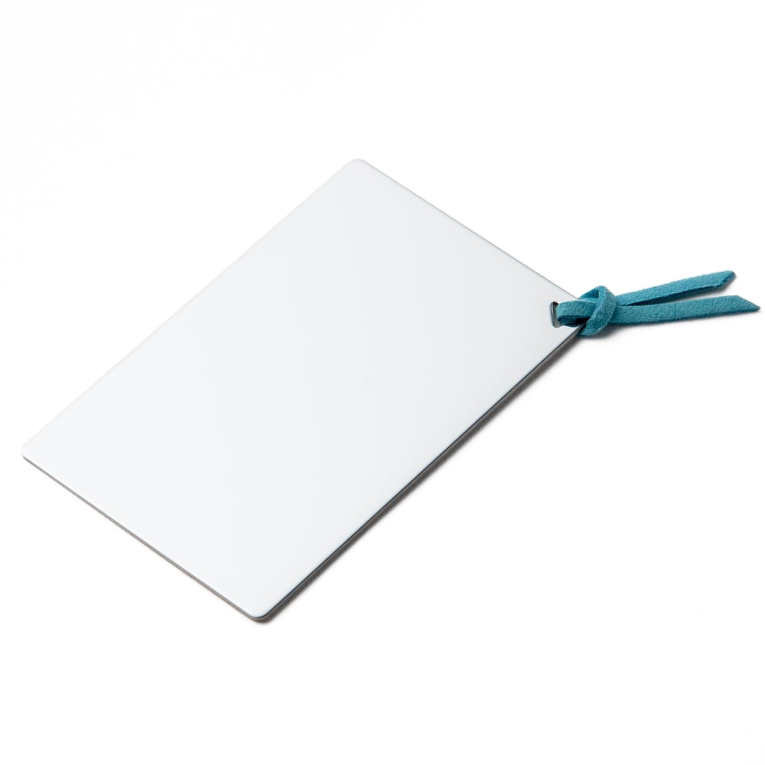 HORIUCHI KAGAMI KOUGYOU Stainless Steel Card Mirror with Blue Cord