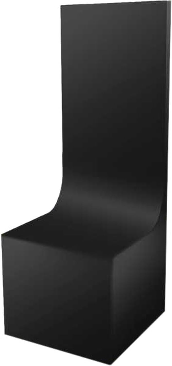 Green Staff World Square Display Stand with Back 70mm x 70mm Black Color