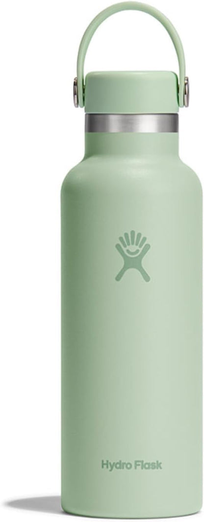 Hydro Flask Standard Mouth 18oz Water Bottle Aloe Green