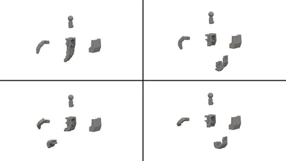 GOOD SMILE COMPANY MODEROID Titanomachia T Hand Set Assembly Model