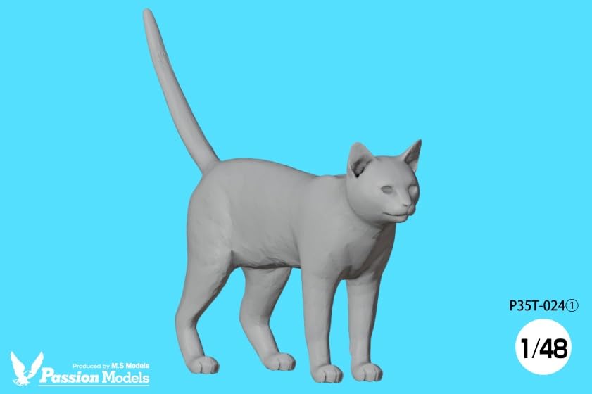 Passion Models 1/48 Cat Lovers Resin Kit Set of 5 Made in Japan