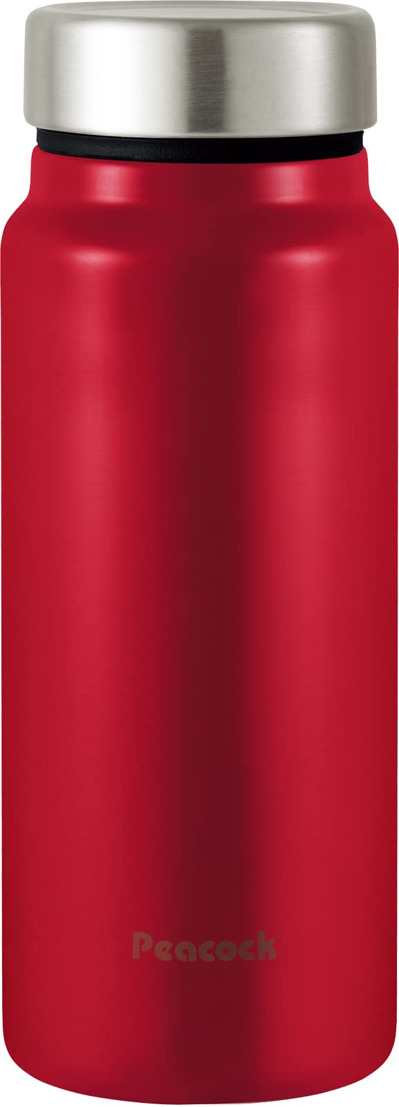 Peacock Vacuum Insulated Water Bottle 400ml Lightweight Red