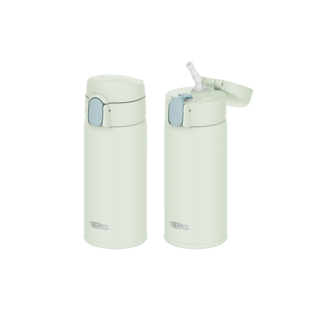 THERMOS Vacuum Insulated Straw Bottle 360ml Light Green