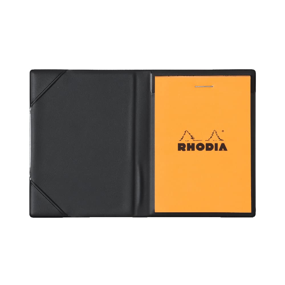 Rhodia PVC Hard Cover Notebook No.11 A7 Orange with Block