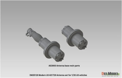 DEF.MODEL 1/35 Scale Model Antenna and Base Set for Modern US Military