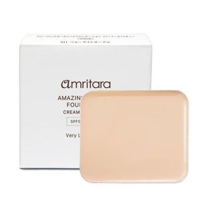 Amritara Amazing Organic Foundation Creamy Moisture Refill M1 Very Light Ocher SPF50+