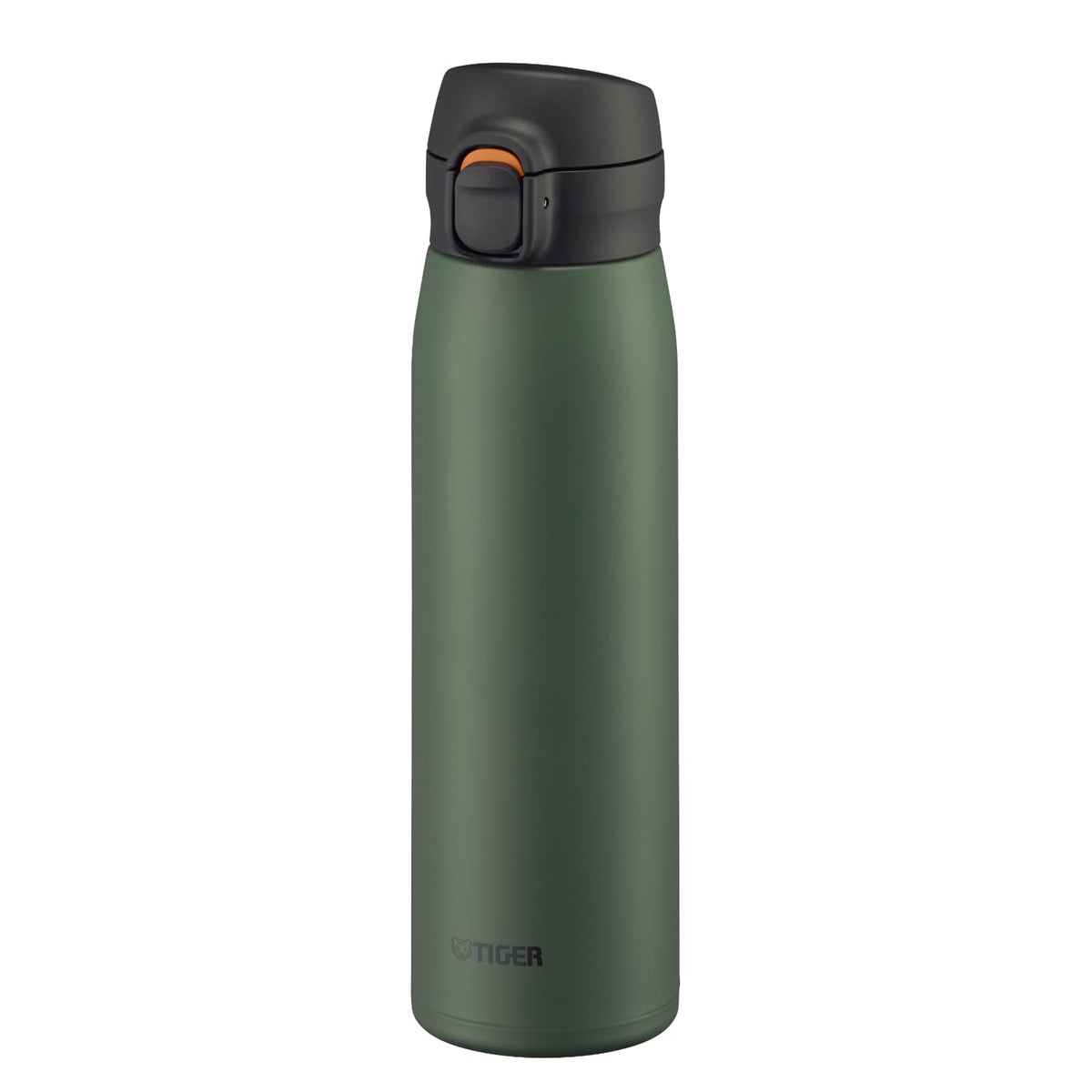 TIGER Stainless Steel Water Bottle 600ml with One-Push Cap