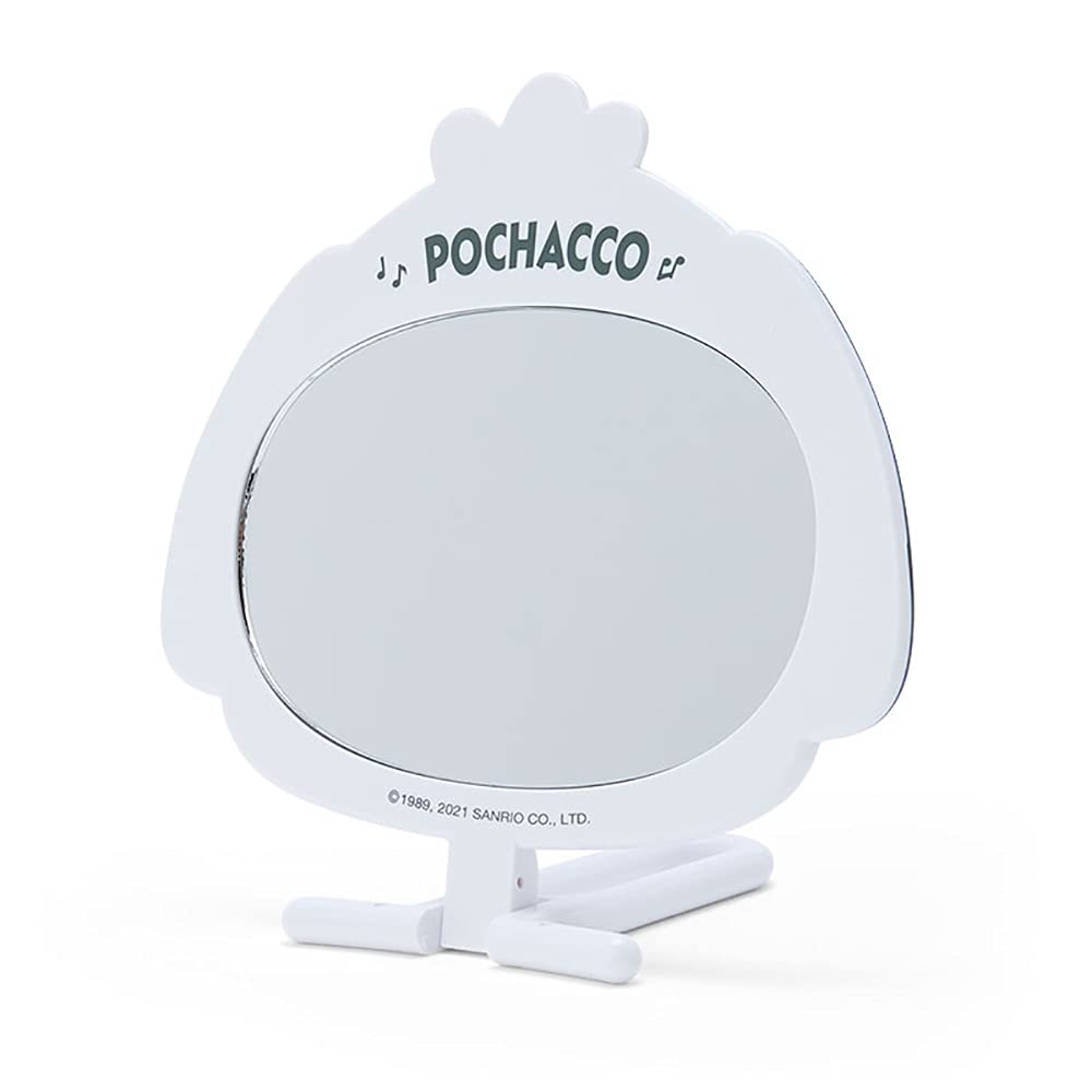SANRIO Pochacco Face Shaped Hand Mirror Cute Design