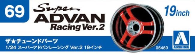 AOSHIMA 1/24 The Tuned Parts Series No.69 Super Advan Racing Ver.2 19 Inch