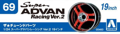 AOSHIMA 1/24 The Tuned Parts Series No.69 Super Advan Racing Ver.2 19 Inch