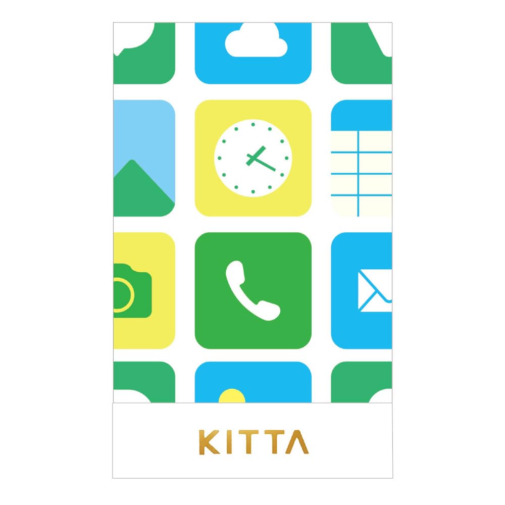 Kingjim Kitta Clear Theme Masking Tape KITT022, 60 Sheets