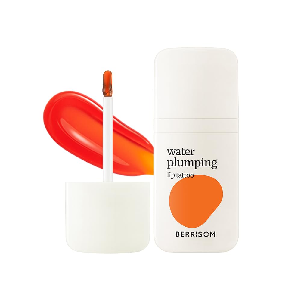 berrisom Water Plumping Lip Tattoo 02 Coco Orange Long Lasting Tint