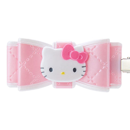 SANRIO Hello Kitty Quilted Bow Hair Clip 2.5x5.5cm