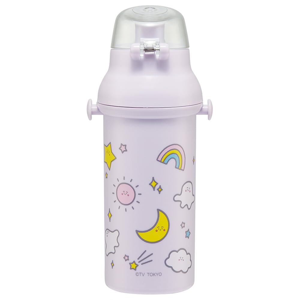 Skater Kids Water Bottle 480ml Easy Sip Plastic Made in Japan