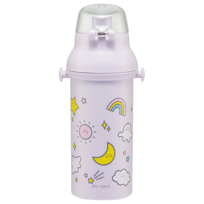Skater Kids Water Bottle 480ml Easy Sip Plastic Made in Japan