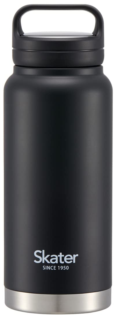 Skater Stainless Steel Insulated Mug Bottle 800ml with Screw Handle Black