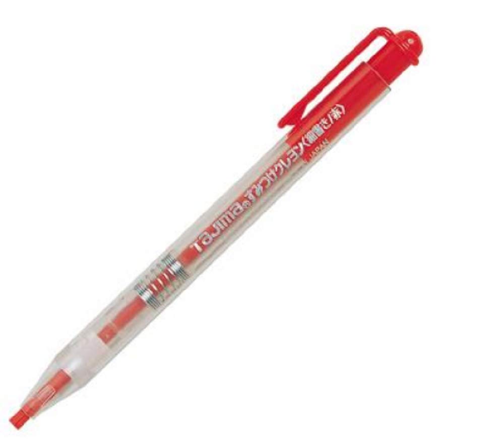 Tajima Sumi Crayon Fine Tip 4.0mm Red for Precise Marking
