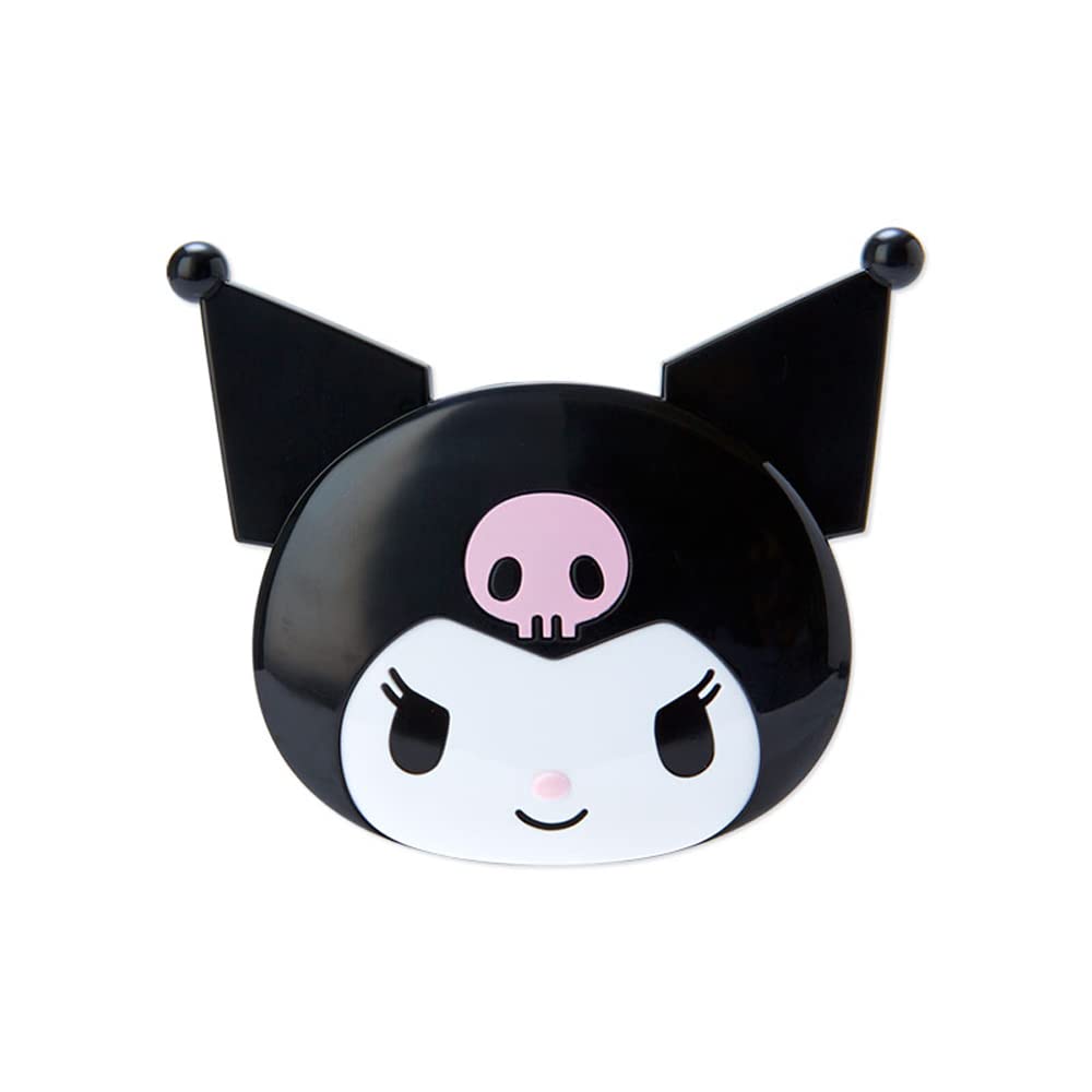 SANRIO Kuromi Face Shaped Mirror and Comb Set