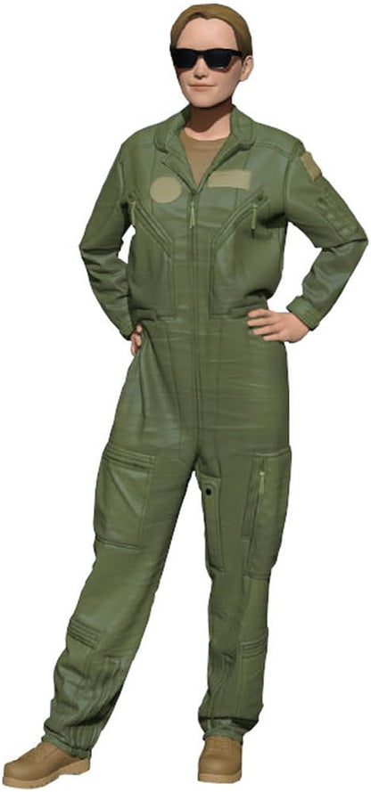 DEF.MODEL 1/48 Modern American Female Pilot Resin Kit