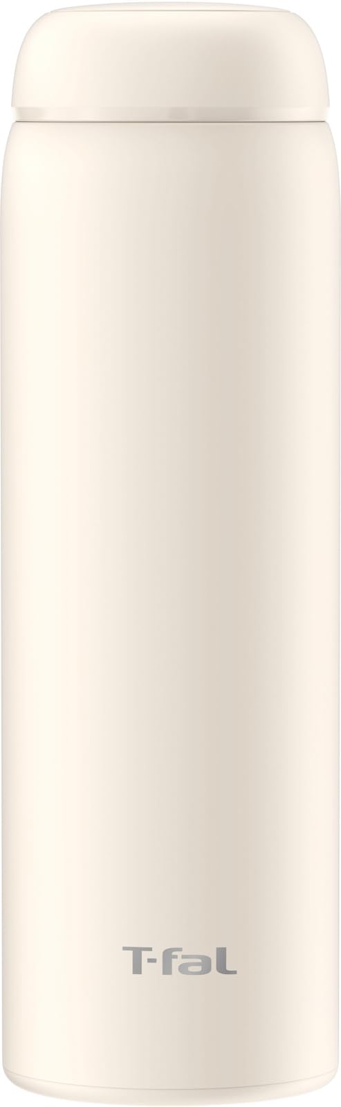 T-Fal Slim Mug Stainless Steel Water Bottle 450ml for Hot and Cold Drinks