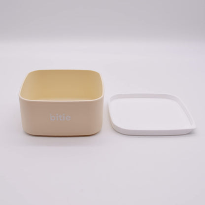 Mitani Lunch Box Food Container Antibacterial 350ml Ivory