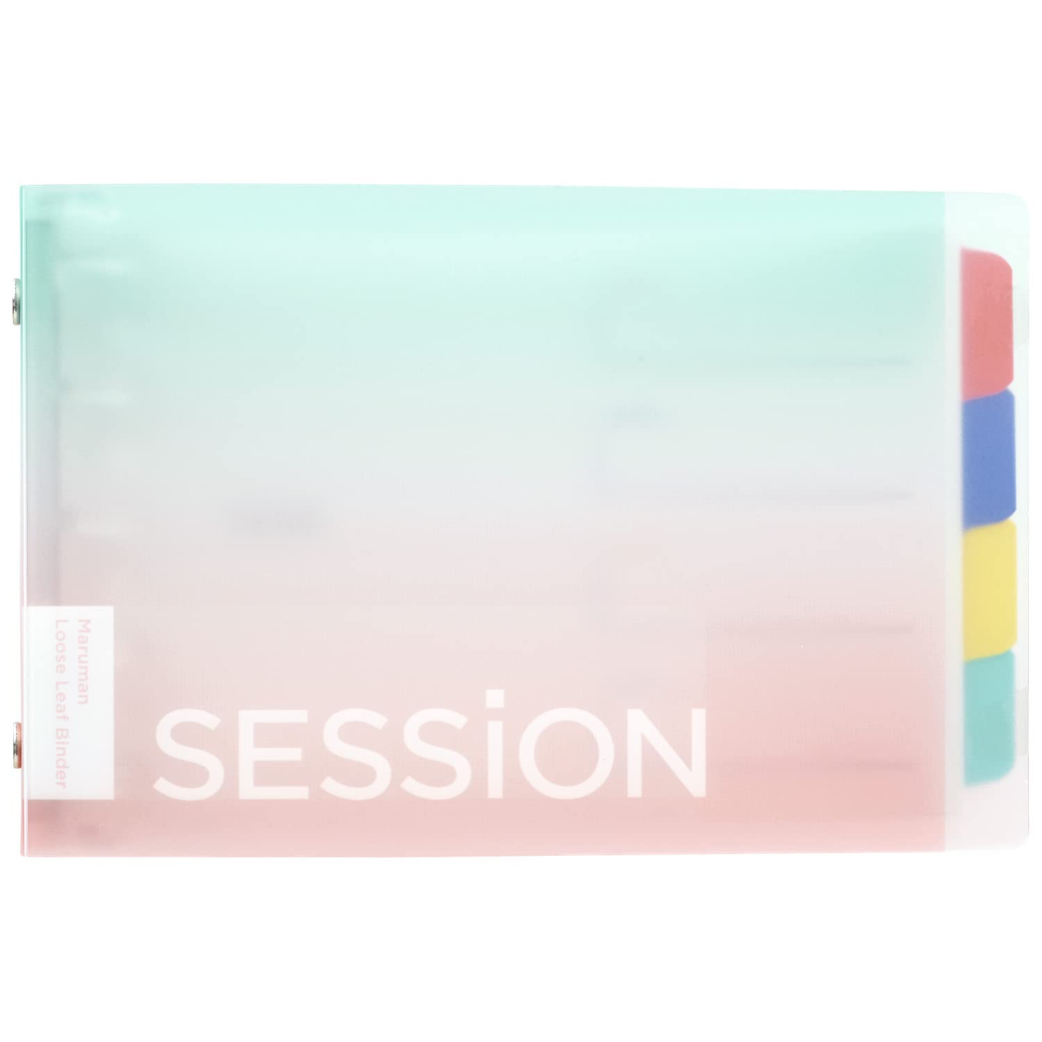 Maruman Loose Leaf Binder Mini Size 5 Ring Gradient