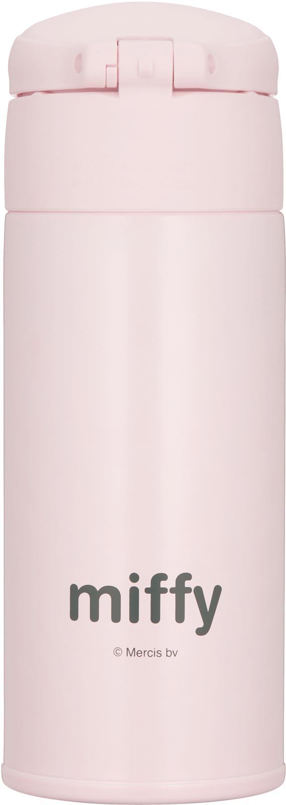 THERMOS Baby Formula Preparation Stainless Steel Bottle, Miffy Light Pink 350ml JPA-350B LP