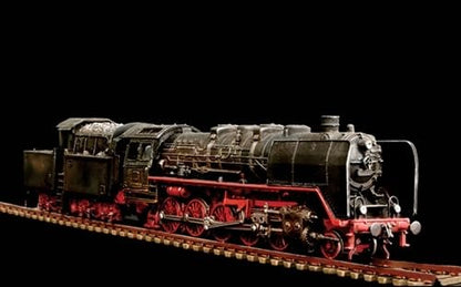 PLATZ 1/87 Scale Model German Steam Locomotive BR50 Plastic Kit