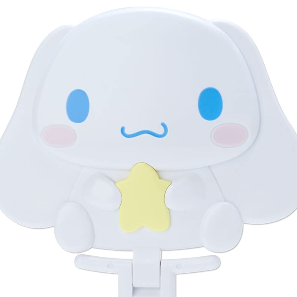 SANRIO Cinnamoroll Face-Shaped Hand Mirror for Cute Makeup Touch-Ups