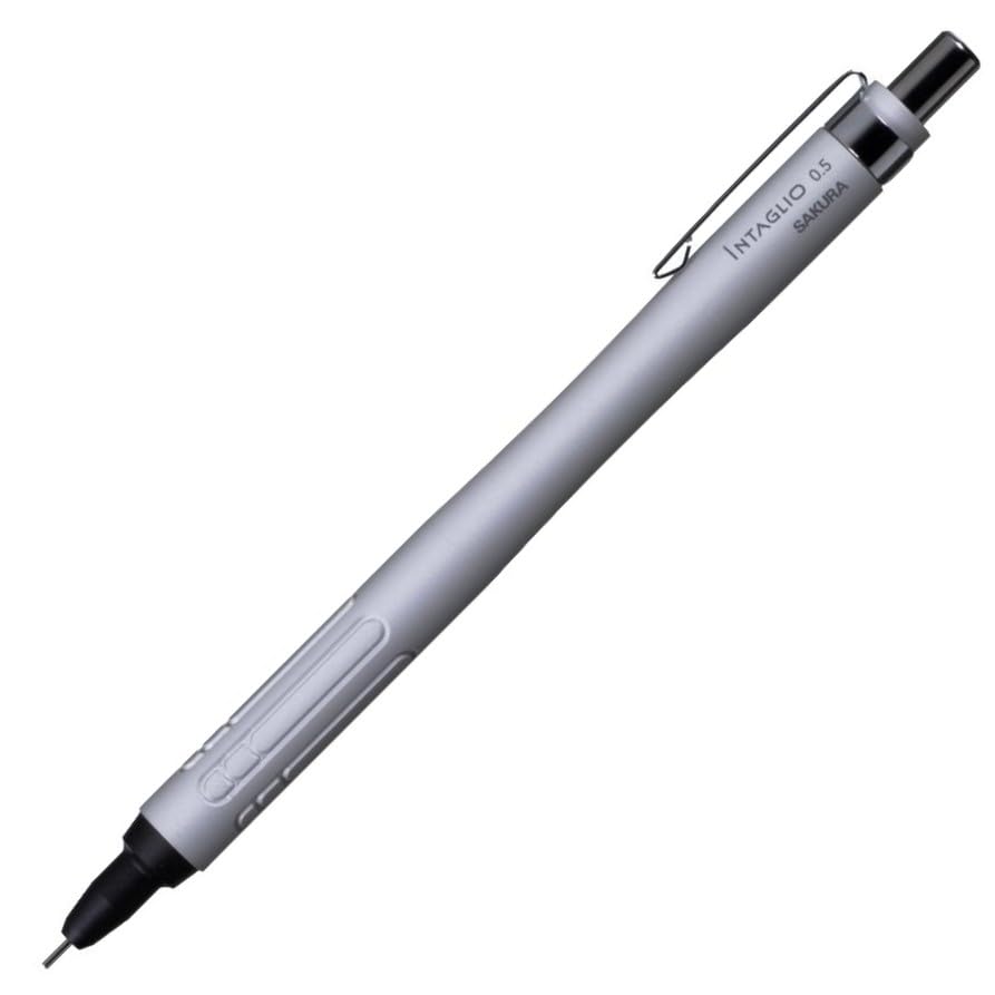 CRAY-PAS Interlio Mechanical Pencil 0.5mm Silver