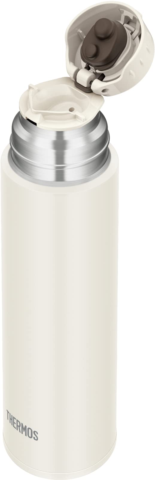 THERMOS Stainless Steel Bottle 500ml Matte White Durable Design