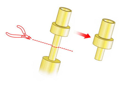 Adlers Nest Ultra Fine Lead Wire Nipples Set of 10 for Model Kits