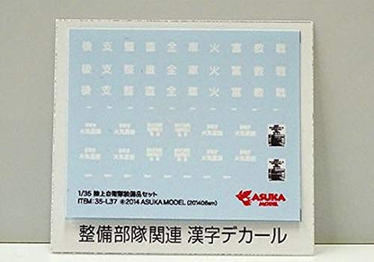 ASUKAMODEL 1/35 Japan Ground Self-Defense Force Equipment Set with Decals