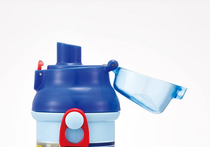 Skater Kids Water Bottle 480ml Easy Drink Plastic Made in Japan