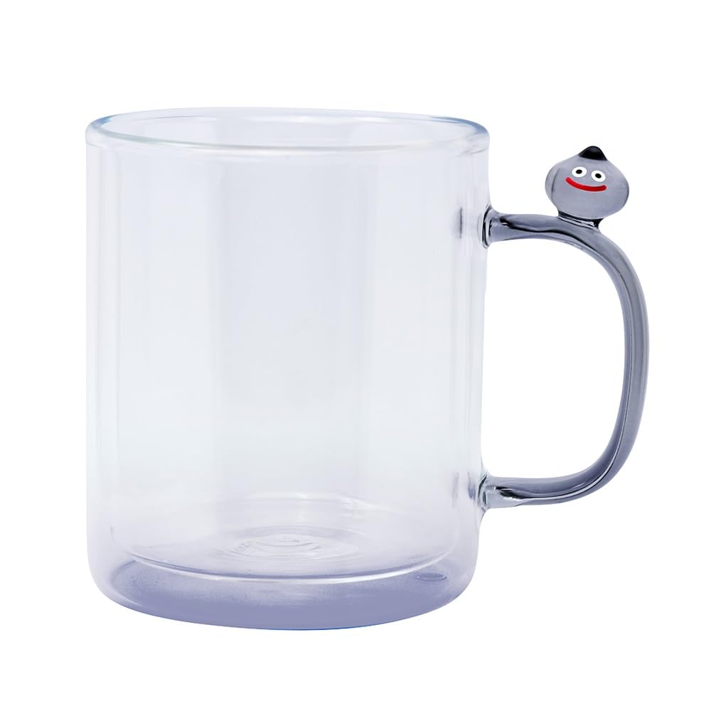 SQUARE ENIX Glass Mug with Metal Slime Design for Collectors